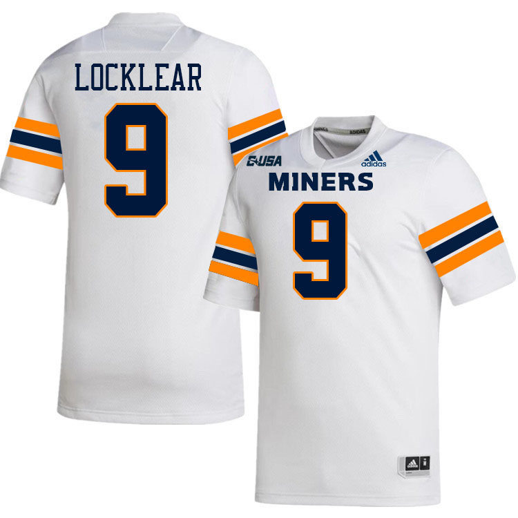 Skyler Locklear UTEP Jersey,UTEP Miners #9 Skyler Locklear College Football Jersey,Uniforms-White